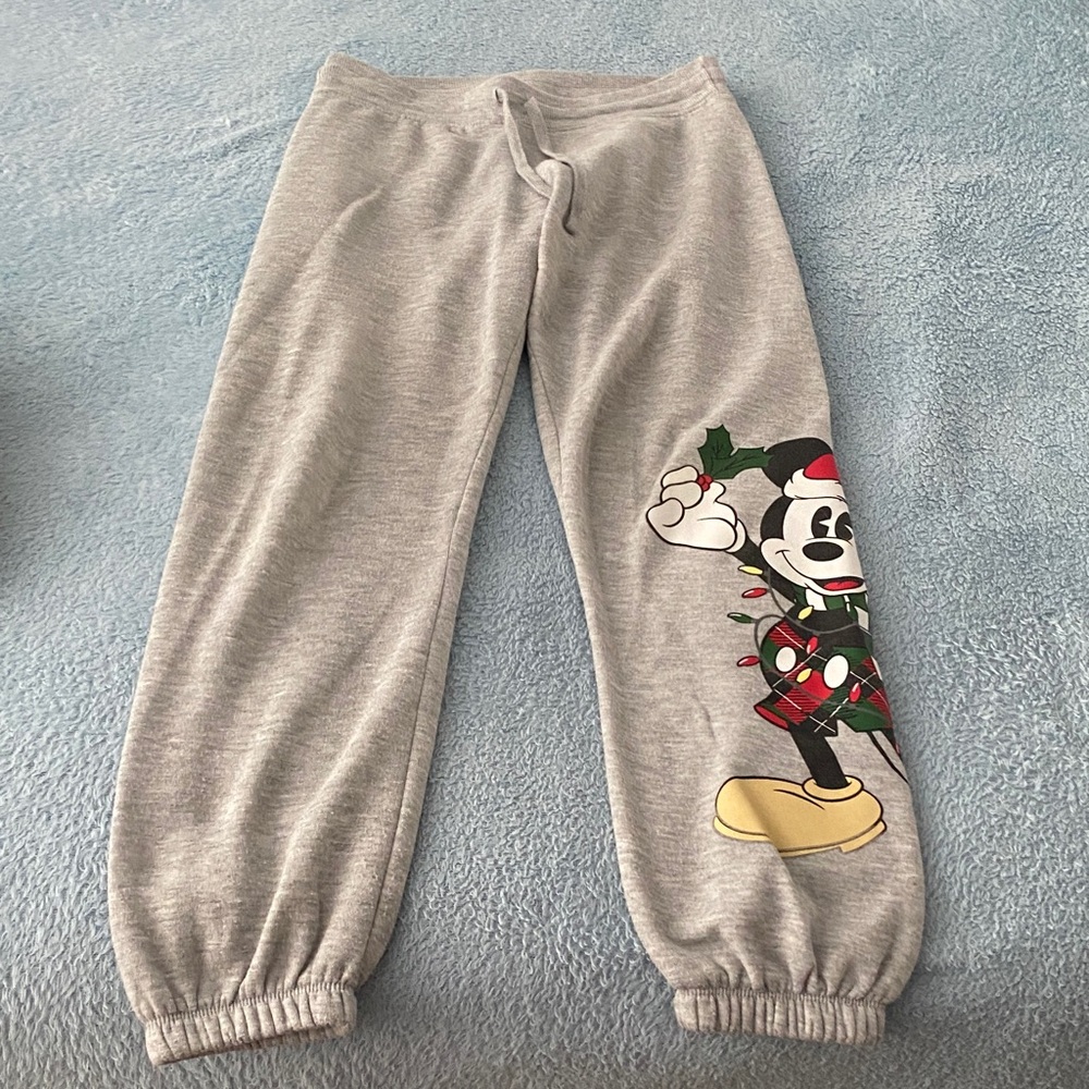 Gray Sweatpants Mickey Mouse